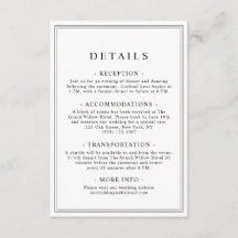 Eenvoudige Stijlvolle Klassieke Typografie Wedding