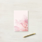 Eenvoudige Stijlvolle Roze Bloemen Botanisch Post-it® Notes (Op bureau)