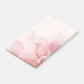 Eenvoudige Stijlvolle Roze Bloemen Botanisch Post-it® Notes (Schuin)