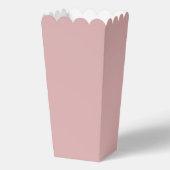 Eenvoudige Stof Roze Popcorn Bedankdoosjes (Achterkant)
