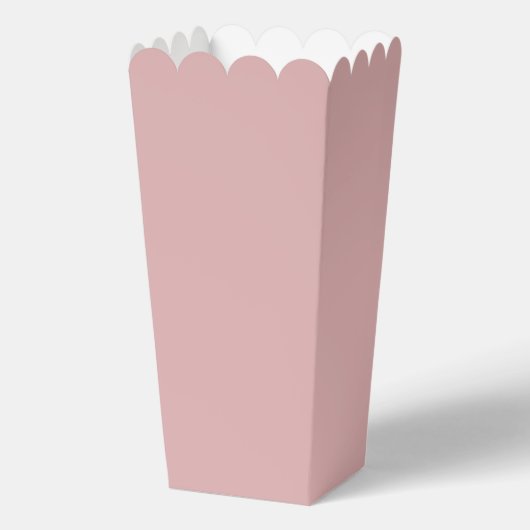 Eenvoudige Stof Roze Popcorn Bedankdoosjes (Voorkant)