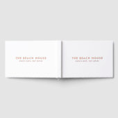 Eenvoudige strandverhuur Home Welkom Gastenboek (Volledig)