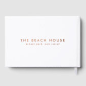 Eenvoudige strandverhuur Home Welkom Gastenboek (Achterkant)