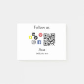Eenvoudige streepjescode van de website van het be post-it® notes (Voorkant)