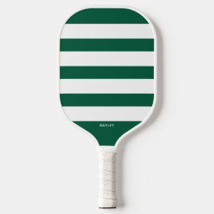 Eenvoudige strepen, elke kleur, aangepaste monogra pickleball paddle