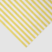 Eenvoudige Strepen Patroon Geel Wit Geometrisch Tissuepapier (Detail)