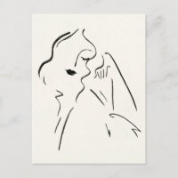 Eenvoudige studie - Schets van een dame