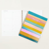 Eenvoudige stutbare Abstracte Waterverf strepen in Planner (Display)