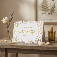 Eenvoudige sympathie van Gold Foil