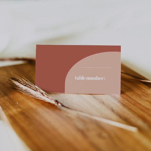 Eenvoudige taarterracotta bruiloft van de kerst