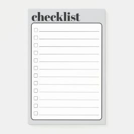Eenvoudige takenlijst plaknotitieblok, 10 x 15 cm post-it® notes