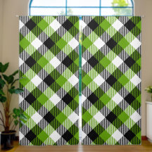 Eenvoudige Tartan Plaids Neon Green