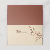 Eenvoudige terracotta bloemenbruiloft (Buitenkant ongevouwen)