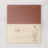 Eenvoudige terracotta bloemenbruiloft (Buitenkant ongevouwen)