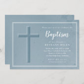 Eenvoudige texturele dwarsbaptisme kaart (Voorkant / Achterkant)