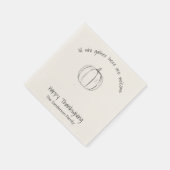 Eenvoudige Thanksgiving pompoen iedereen die verza Servet (Hoek)