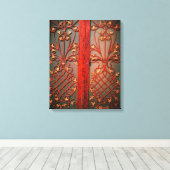 Eenvoudige toegang canvas afdruk (Insitu (Houten vloer))