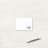 Eenvoudige Trendy Geometric Post-it® Notes (Op bureau)