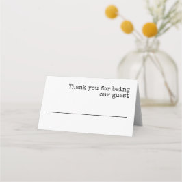 Eenvoudige Typewriter Minimalistische Typografie B