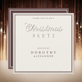 Eenvoudige  typografie kerstfeest kaart