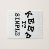 Eenvoudige typografie legpuzzel (Horizontaal)