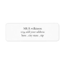 Eenvoudige typografie wit