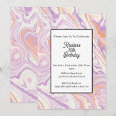 Eenvoudige uitnodiging op zaterdag (Voorkant / Achterkant)