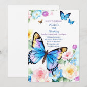 Eenvoudige uitnodiging op zaterdag (Voorkant / Achterkant)