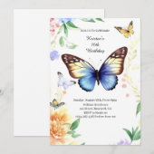 Eenvoudige uitnodiging op zaterdag (Voorkant / Achterkant)