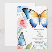 Eenvoudige uitnodiging op zaterdag (Voorkant / Achterkant)