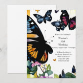 Eenvoudige uitnodiging op zaterdag (Voorkant / Achterkant)