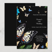 Eenvoudige uitnodiging op zaterdag (Voorkant / Achterkant)