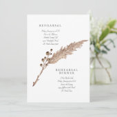 Eenvoudige uitnodiging tot het houden van een wedd (Staand voorkant)