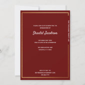 Eenvoudige uitnodiging tot het indienen van Afstud (Achterkant)