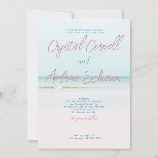 Eenvoudige uitnodiging voor een wedstrijd (Voorkant)