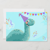 Eenvoudige uitnodiging voor het verjaardagsfeest v (Achterkant)