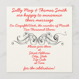 Eenvoudige uitnodiging voor weddenschappen