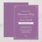 Eenvoudige uitnodigingen van de Partij voor de Pen (Voorkant / Achterkant)