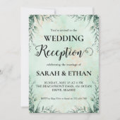 Eenvoudige uitnodigingen voor eucalyptus bruiloft (Voorkant)