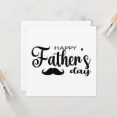 Eenvoudige Vaderdag Kaart (Voorkant / Achterkant in situ)