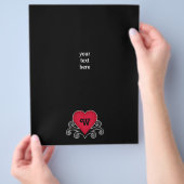 Eenvoudige Valentijnsdag bevestigen Flyer (Hand)