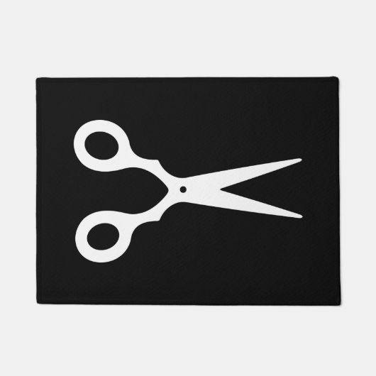 Eenvoudige vectorschaar (klik op uw eigen kleur) deurmat (Voorkant)