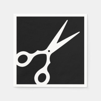 Eenvoudige vectorschaar (klik op uw eigen kleur) servet