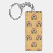Eenvoudige ventilatorTattoos Sleutelhanger (Voorkant Links)