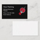 Eenvoudige verf visitekaartje (Voorkant / Achterkant)