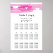 Eenvoudige verflijnen en hartlijnzitjes poster (Voorkant)