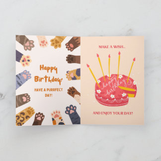 Eenvoudige verjaardagskaart cadeau voor hem of haa kaart