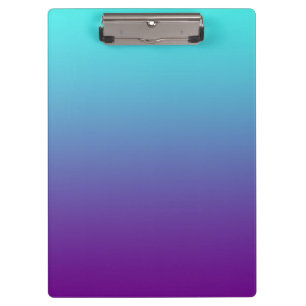 Eenvoudige verloopachtergrond Paars Turquoise Blue Klembord