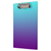 Eenvoudige Verlopende Achtergrond Paars Turquoise Klembord (Links)