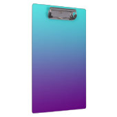Eenvoudige Verlopende Achtergrond Paars Turquoise Klembord (Rechts)